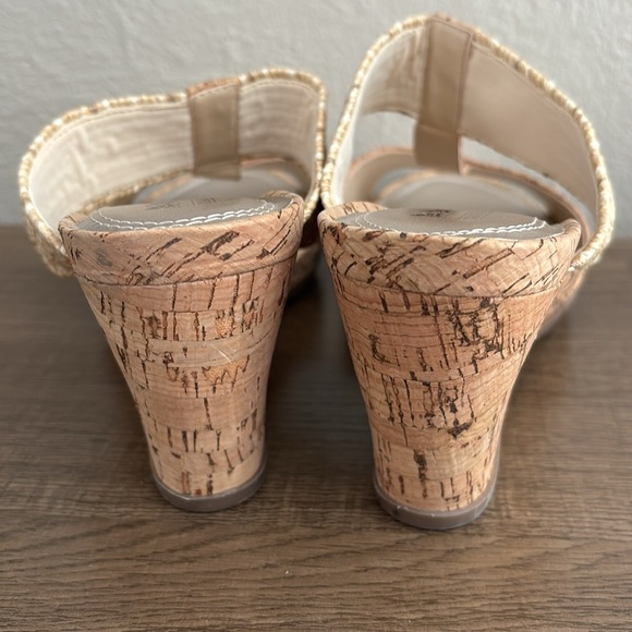Women’s Coach and Four Wedge Cork Sandals 9M - Picture 7 of 9